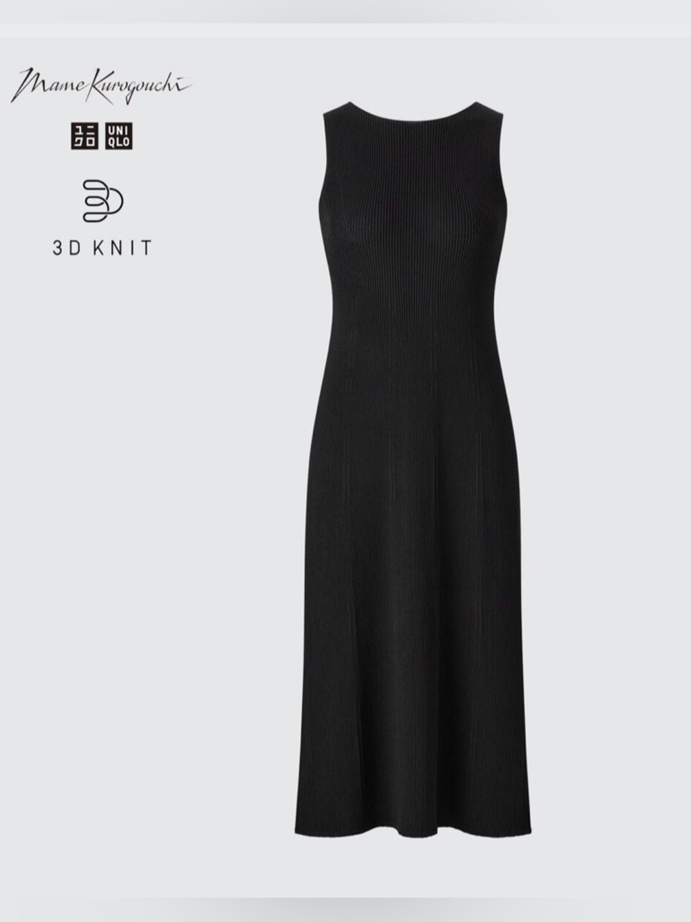 Elegant Black Sleeveless Dress